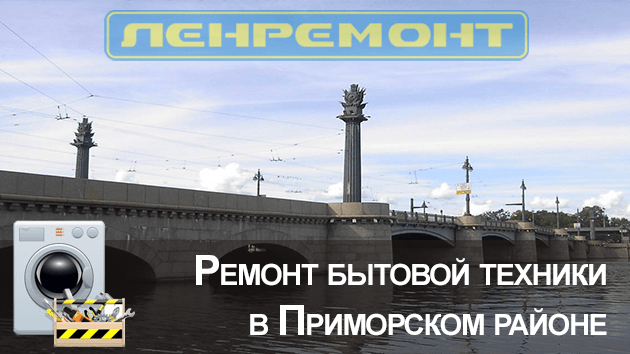 Ремонт бытовой техники в Приморском районе