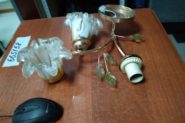 замена 2х патронов , восстановление проводов Ремонт Бра Бра -