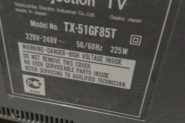 Ремонт Телевизор проекционный Panasonic TX-51GF85T